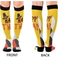 thumbnail image 2 of FREEAMG Thanksgiving Turkey Compression Socks for Men & Women Knee High Stockings for Running, Sport, Hiking & Travel, 2 of 7
