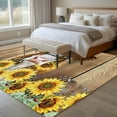 thumbnail image 5 of 8x10 Area Rugs for Living Room, Farmhouse Cow Non Slip Area Rugs for Kitchen Bedroom Entryway, Vintage Country Sunflower Brown Wood Washable Carpet Runner Rug Floor Mats for Bedroom Home Decor, 5 of 9