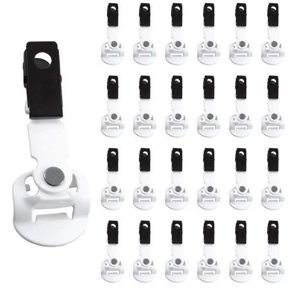 Artisan Power Pack of 25: White Universal Clip for Vocera Communications Badge B3000. 230-01985 (25 Pack)