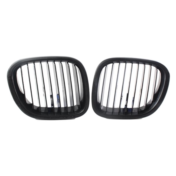 2 paquetes de rejilla delantera para riñón, accesorios de plástico ABS, piezas de repuesto para vehículos, rejilla de moldura para BMW Z3 1996-2002, Macarena Rejillas de riñón delantero