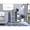 White, variant on Dark Walnut Facade - Two Open Shelves and Cabinet - In Patio Bar Setups - Sturdy Bar Cart Design