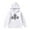 AB539 White, variant on Tisuna Kids Hoodies Girls Fashion Letter Print Hoodie With Kangaroo Pocket Teen And Youth Sports Casual Long Sleeve Pullovers Size 2-3 Years