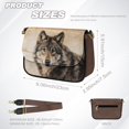 thumbnail image 7 of TSOVTHRID Wolf Print Crossbody Bags for Women Trendy, Crossover Shoulder Bag, Leather Shoulder Handbags Purses for Women with Adjustable Wide Strap, 7 of 7
