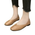 thumbnail image 4 of Sngxgn Comfortable Flats Shoes Women, Slip On Ballet Flats for Women, Casual Women's Flats for Walking(Khaki,37), 4 of 8