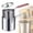 Silver, variant on YardChic 1.7L Stainless Steel Deep Fryer Pot with Basket & Strainer and Lid, Oil Filter Pot, Stainless Steel Deep Fryer Pot for Fries, Chicken, Home Kitchen Cooking and Camping Meal Preparation