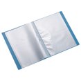 thumbnail image 1 of Unique Bargains 9x12' Binders with Plastic Sleeve, PP 60 Pockets Waterproof File Portfolio Folder Protector, Blue, 1 of 5