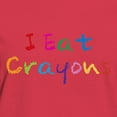 thumbnail image 3 of CafePress - I Eat Crayons Women's Dark T Shirt - Women's Traditional Fit Dark T-Shirt, 3 of 4