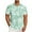 Mint Green, variant on Iugvhana Mens Hawaiian Summer Beach Shirts Casual Short Sleeve Shirt Floral Button Down Tropical Holiday Shirts Top Blue L