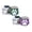 H-2Pcs, variant on Professional Eye Comb for Pets, Stainless Steel Tear Stain Remover for Cats Dogs, Gentle Round-Head Grooming Tool, Compact Portable Eye Gunk Removal Comb for Small Pets