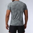 thumbnail image 5 of BRGZLK Quick Drying Workout Shirts For Men Short Sleeved Top Round Neck Pullover Casual Athletic Running Gym T Shirt Stretchy Breathable Soft, 5 of 7