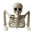 thumbnail image 2 of Halloween Ground Breaker Plastic Half Body Skeleton Decor Outdoor Yard Lawn, 8.66 × 9.45 in, 2 of 8