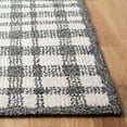 thumbnail image 3 of SAFAVIEH Abstract Aleta Trellis Area Rug, Ivory/Black, 6' x 6' Square, 3 of 10