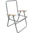 Steel Wood Arm High Back Chair Frame