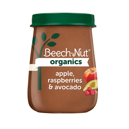 UPC: 0052200075821 | Beech-Nut Organics Stage 2 Organic Baby Food Apple Raspberries & Avocado 4oz Jar