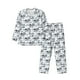 thumbnail image 1 of Fotbe Cow With Fresh Milk Pijama de Hombre con Estampado de Manga Larga, Conjunto de 2 Piezas, Ropa de Dormir Suave y Cómoda con Bolsillos-Medium, 1 of 7