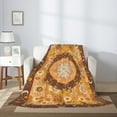 thumbnail image 5 of Sun and Moon Bohemia Soft Throw Blanket Flannel Fleece Blankets Warm Cozy Lightweight Fuzzy Blanket for Bed Sofa Couch Home Decor 80"X60", 5 of 14