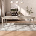 thumbnail image 5 of Furniture of America Don 90" Removable Leaf Extendable Dining Table, Light Oak, 5 of 10