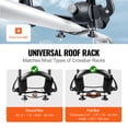 Multi Kayak Car Rack KFFKFF Kayak Car Rack, Set of 2 Pairs J-Bar, Cushioned Roof Rack with ...