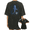 2-Black, variant on Deep Aquatic Scene Navy Whale Shark Coral Reef Divine Presence Belief Vintage Washed T-Shirt Crew Neck Oversized Tops