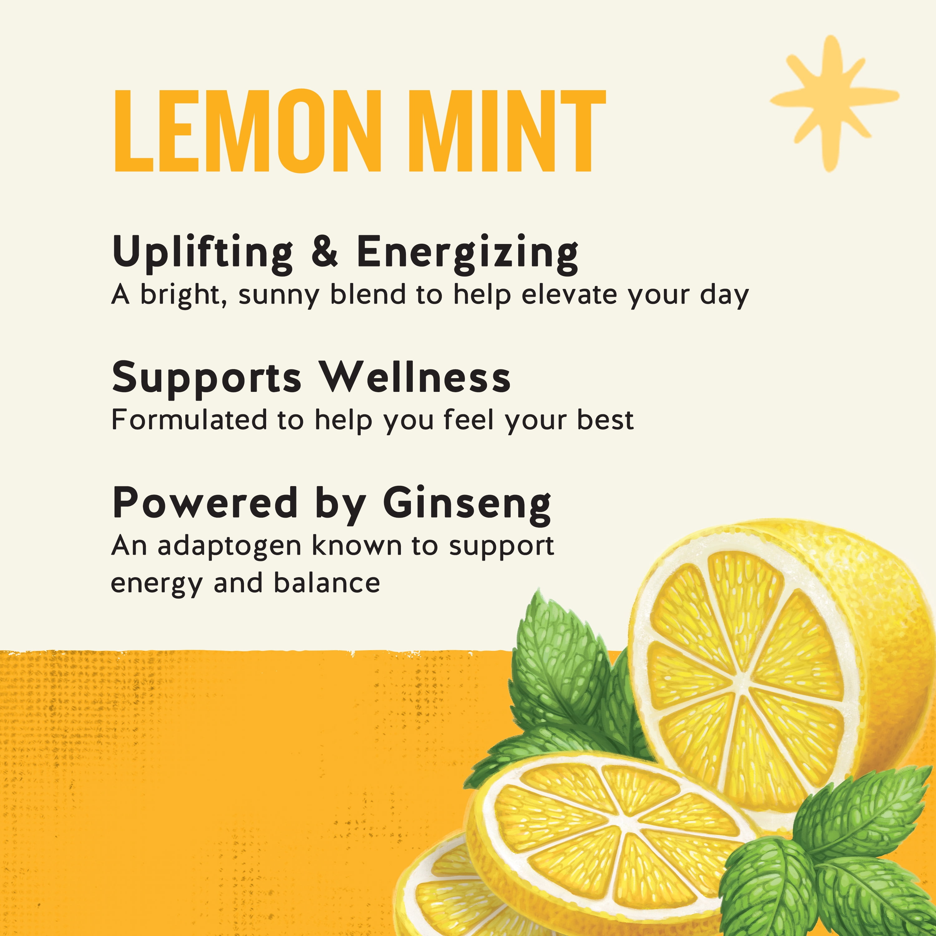 Celestial Seasonings Wellness Good Vibes Lemon Mint Herbal Tea Bags (16 Count)