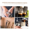 thumbnail image 2 of 1 Set Espresso Maker Gasket Cafeteras Expresso Coffe Filters Coffee Pot Sealing Rings Pot Seals Coffee Pot Filter Coffee Pot Gasket Seals Coffee Filter Stainless Steel, 2 of 9