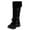 Black Knee High Snow Boots, variant on hopeusnice Women's Winter Boots Fuzzy Fleece Lined Knee High Snow Boots Warm Plush Lace Up Outdoor Ankle Boots Beige 39