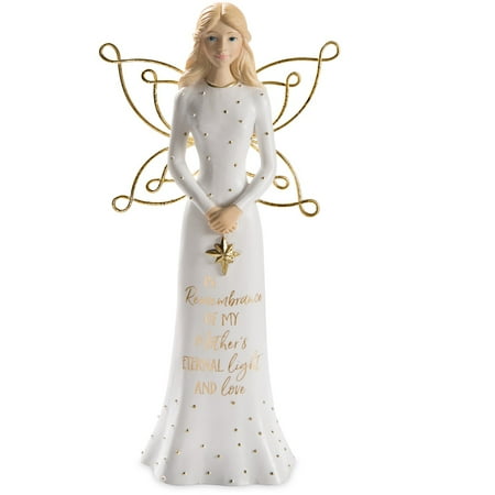 Angel Holding Star Figurine - Pavilion Gift Mother Angel Holding a Star Figurine 7.5 Inch 22205