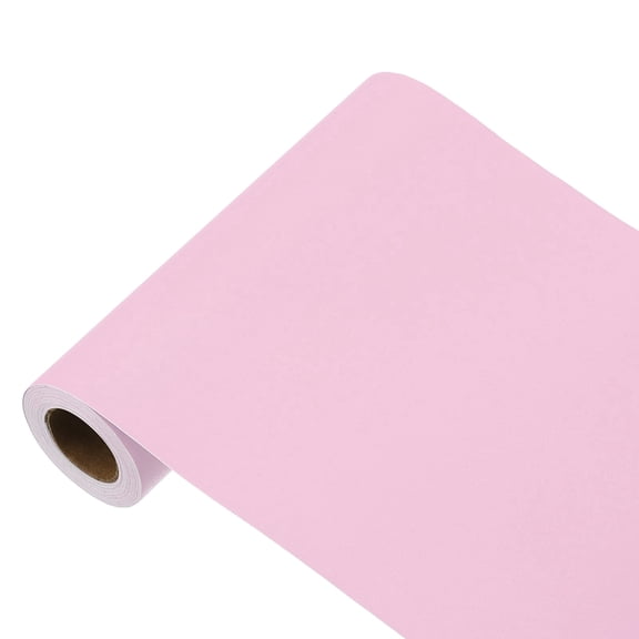 197" x 5.9" Pink Peel and Stick Wallpaper, Self-Adhesive Removable Contact Paper for Home and Room Decoration