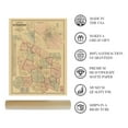 thumbnail image 4 of HISTORIX 1878 Map of Rutherford County Tennessee Vintage Poster Wall Art Print, 18 x 24 Inch, 4 of 8