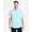 Crystal Blue, variant on H150171 Tide Point Short Sleeve Shirt-White-L