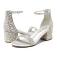 thumbnail image 2 of Sandalia DREAM PAIRS Tacón Bajo Grueso Plateado con Rhinestones Talla US11, 2 of 6