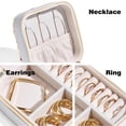 thumbnail image 3 of Mother's Day Leopard Portable Jewelry Box with Customizable Grid - Compact Travel Organizer, 3 of 6