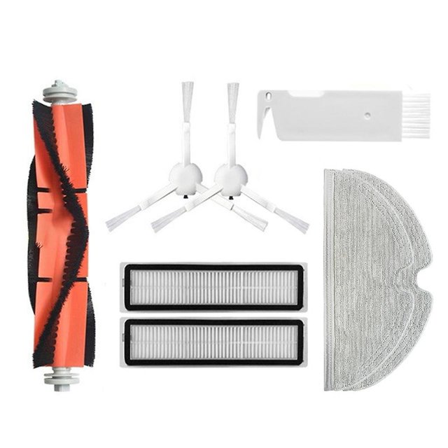 Reemplazo de Robots de Barrido Allinless Para Xiaomi Dreame D9 Max Cepillo Principal Cepillo Lateral Paños de Fregona Filtro Hepa