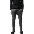 thumbnail image 2 of Ma Croix Mens Stripe Track Pants Skinny Fit Elastic Athletic Training Joggers, 2 of 6