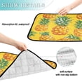 thumbnail image 4 of RMDQTR 3Pack Set of Small Pet Potty Pads Reusable Ultra-Absorbent Pet Training Pads Leak-Proof Pet Pads Abstract Painting Of Pineapple, 4 of 7