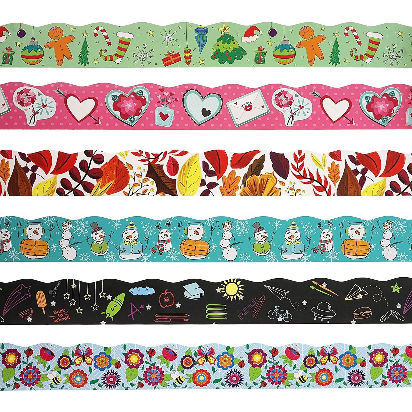 Youngever 52 5 Ft Straight Border Trim Cactus Design Bulletin Board  Youngever 52 5 Ft Straight Border Trim Cactus Design Bulletin Board