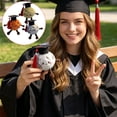 thumbnail image 4 of 5 Inch Graduation Planet Stuffed Animals with Cap, Diploma Kindergarten Preschool High School College Graduation Gifts, Cute Planet Plush Toys Graduation Gift for Her Him (Sun), 4 of 7