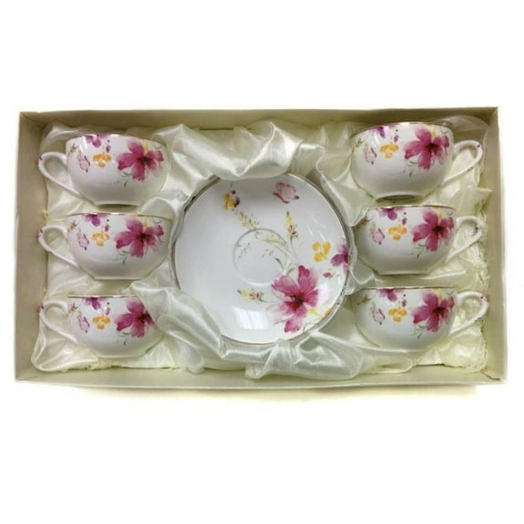 Flower Cup and Saucer Sets