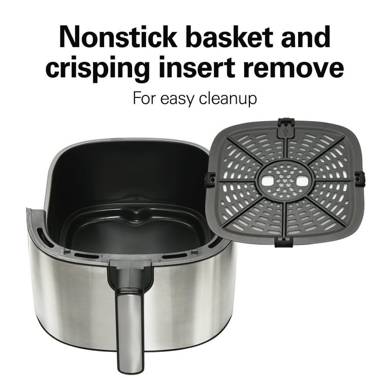 Hamilton Beach 5.2 qt Stainless Steel Digital Air Fryer with Nonstick  Basket Delivery - DoorDash