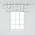thumbnail image 2 of Ambesonne Bicycle Window Valance, Abstract Plain Design, 54" X 18", Multicolor, 2 of 3