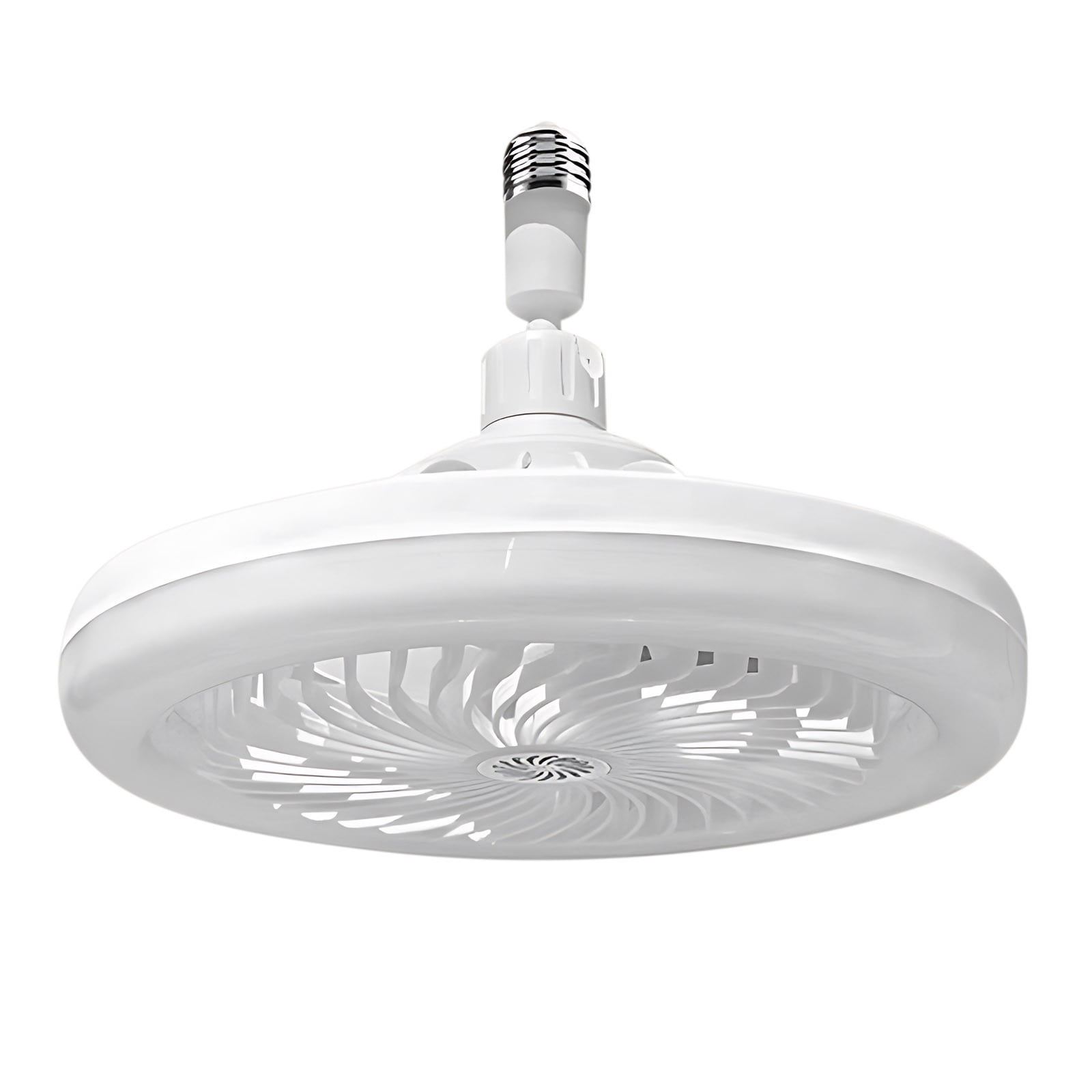 Ceiling Fan with Light & Aromatherapy, 10" Universal Head Socket Fan with 3-Speed Quiet Fan, 3-Color Dimmable LED Hidden Fan for Bedroom, Closet & Kitchen