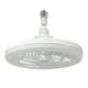 thumbnail image 2 of Luz LED para ventilador de techo - Ventilador de 3 velocidades súper brillante y ahorrador de energía de 25 cm y luz de color ajustable - Cabezal universal E27 para dormitorio, salón, oficina, 2 of 7