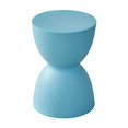 thumbnail image 1 of Reposapiés redondo otomano, decoración moderna, taburete versátil para cambiar zapatos, reposapiés para dormitorio, mesita de noche, apartamento, sala Azul brillante, 1 of 8