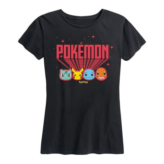 Pokémon - Retro Pokémon - Women's Short Sleeve Graphic T-Shirt