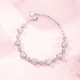 thumbnail image 3 of Pulsera Mujer Plata 925 Con Corazones Pink Y Cristales Xtellar rosa, 3 of 3
