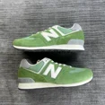 thumbnail image 1 of New Balance 574 Mens Size 11.5 Green Chive Suede Sneakers Shoes U574RCC, 1 of 6