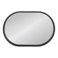 thumbnail image 3 of Kate and Laurel Travis Modern Capsule Wood Framed Wall Mirror, 20 x 30, Black, Chic Geometric Wall Hanging Mirror For Display, 3 of 8