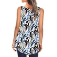 thumbnail image 5 of Up to 65% Off Women Fashion Summer Sexy Sleeveless Printing Light Loose Ventilation T-Shirt Tank Tops for Women 2024 Women Plus Size Tank Tops, 5 of 6