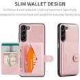 thumbnail image 2 of Case for Samsung Galaxy A14 4G/5G, Detachable Magnetic Wallet Card Cash Slot Case Cover Support Wireless Charging Functional Kickstand Compatible with Samsung Galaxy A14 4G/5G 2023 (Pink), 2 of 15