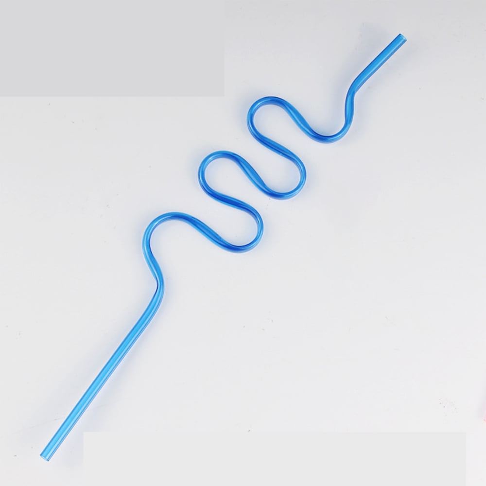 Rainbow Plastic Silly Straws Crazy Reusable Drinking Straws Crazy Straws For Kids Silly Straws